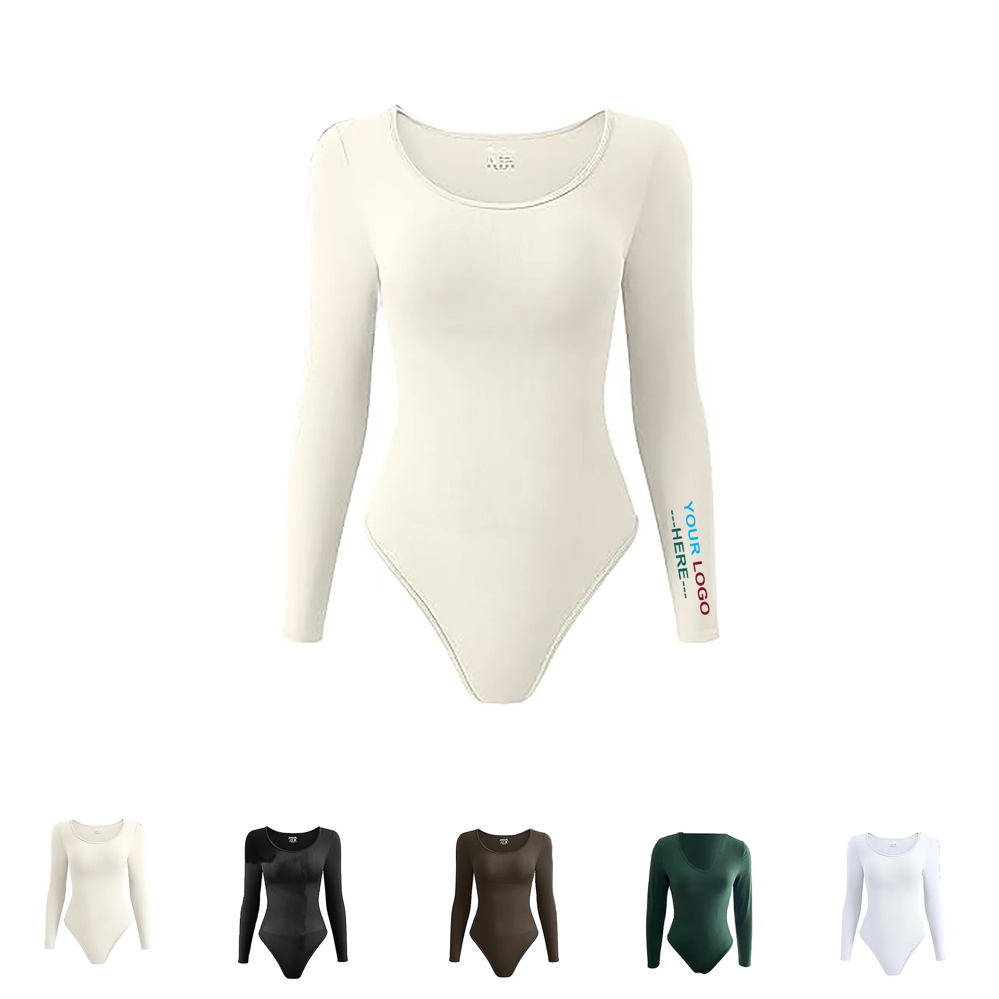 Seamed Cup V Neck Body Suit 2