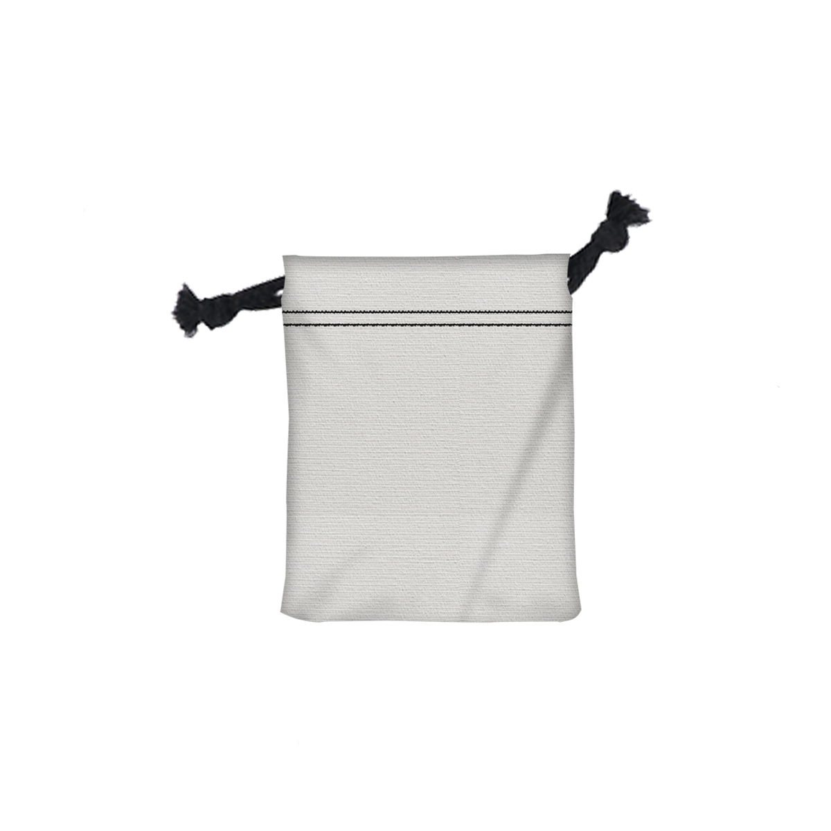 5" W X 6" H Canvas Drawstring Bag 2