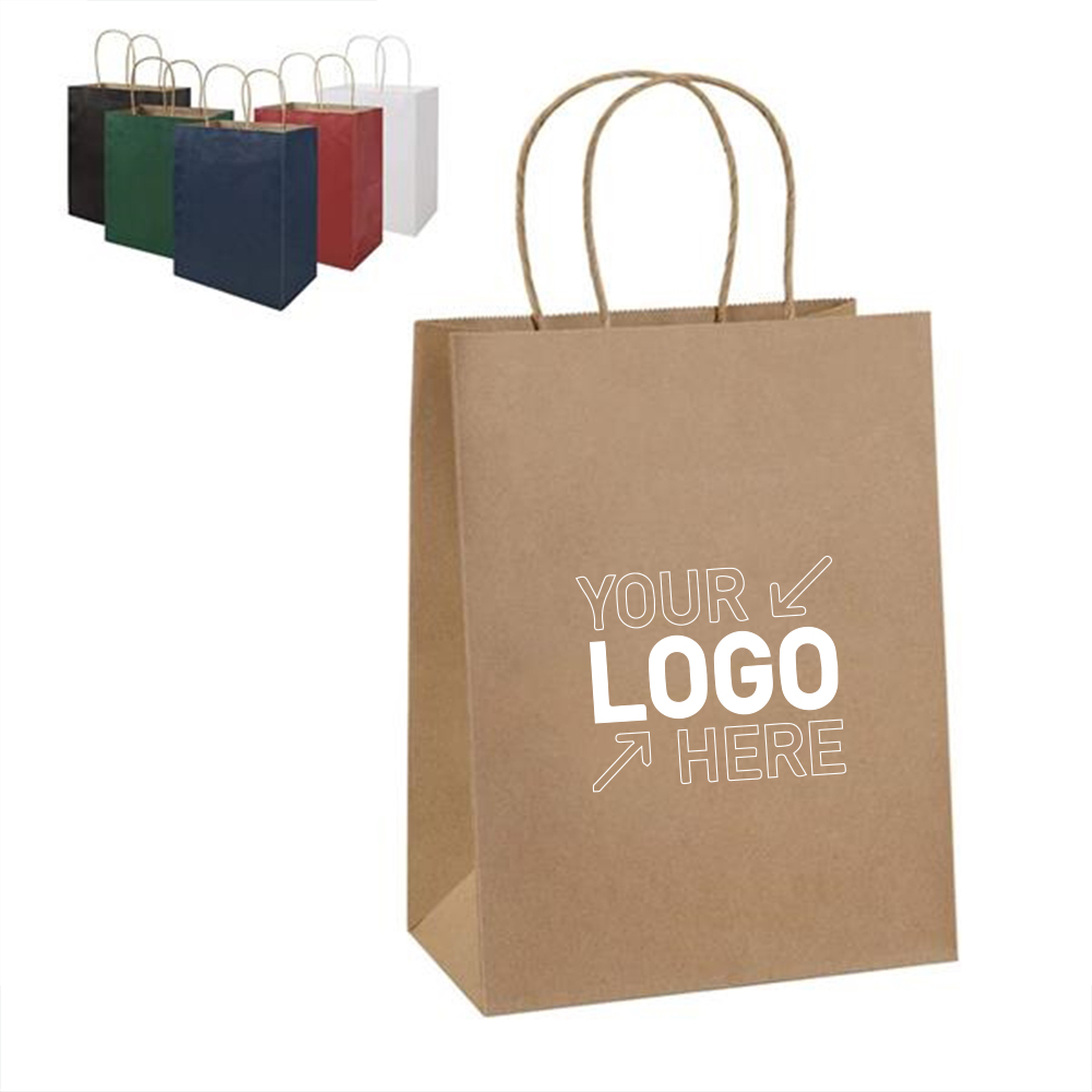Medium Kraft Paper Brown Shopping Bag 5