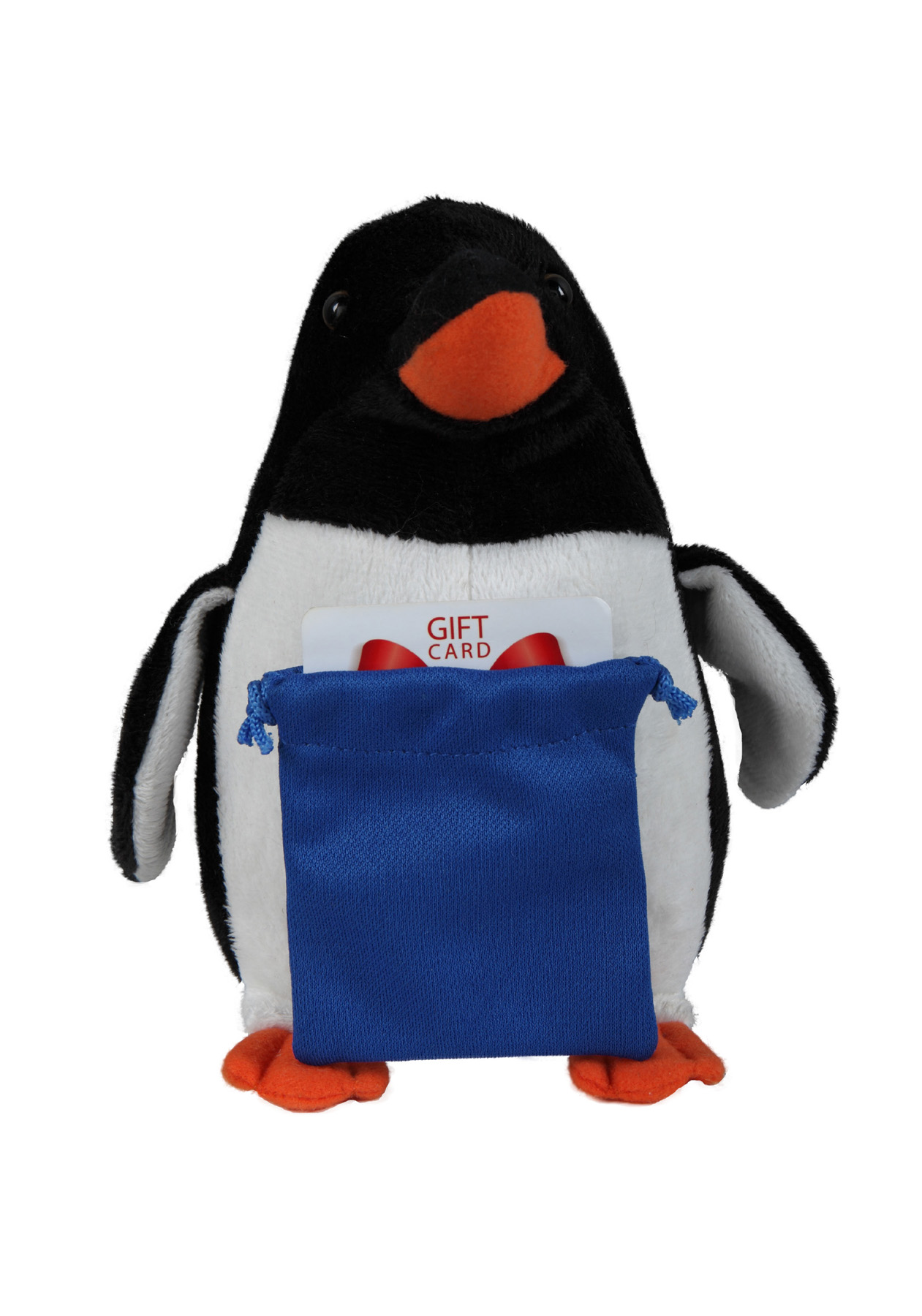 soft plush Penguin with gift card sack 5