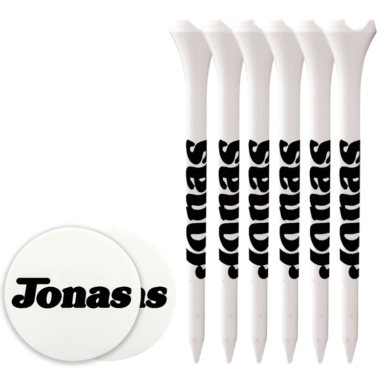 6 Performance Tees 2 3/4", 2 Ball Markers