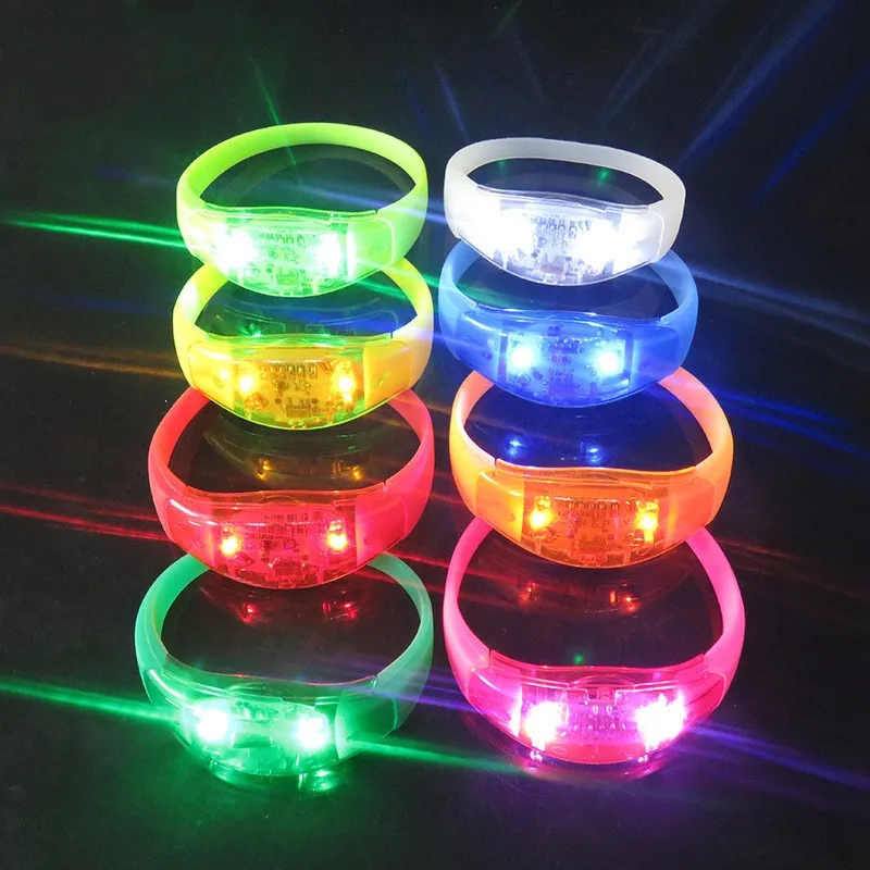 LED Light Up Wristband Flashing Bracelet 4