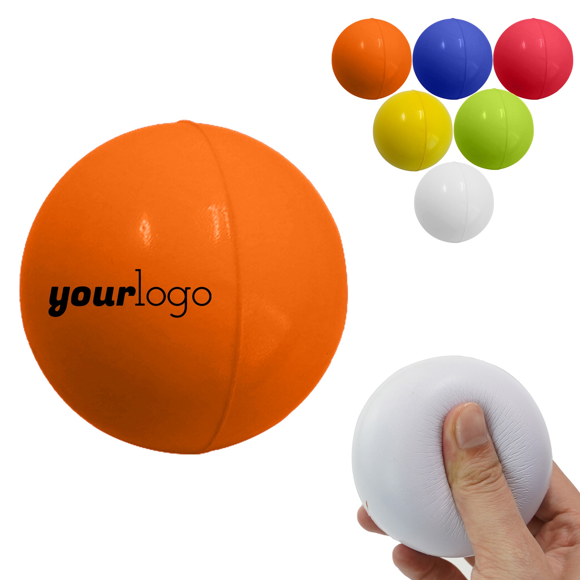 6.3cm PU Hand Exercise Stress Ball 4