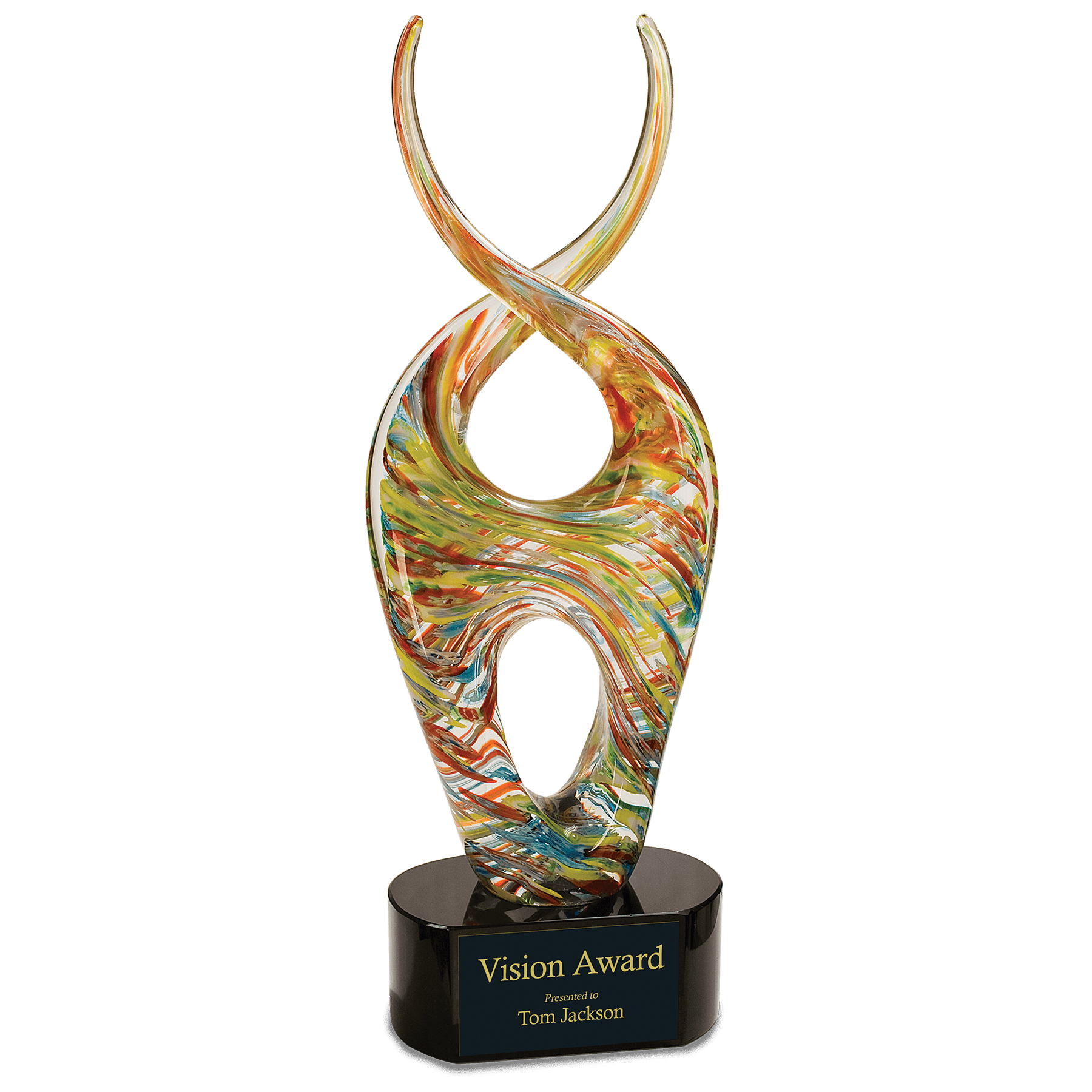 14.5" Color Twist Art Glass 2