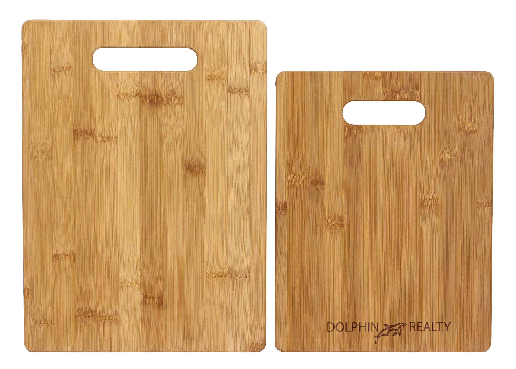 2-Piece Bamboo Cutting Board Set, 13" x 9-1/2" and 11" x 8-1/2"