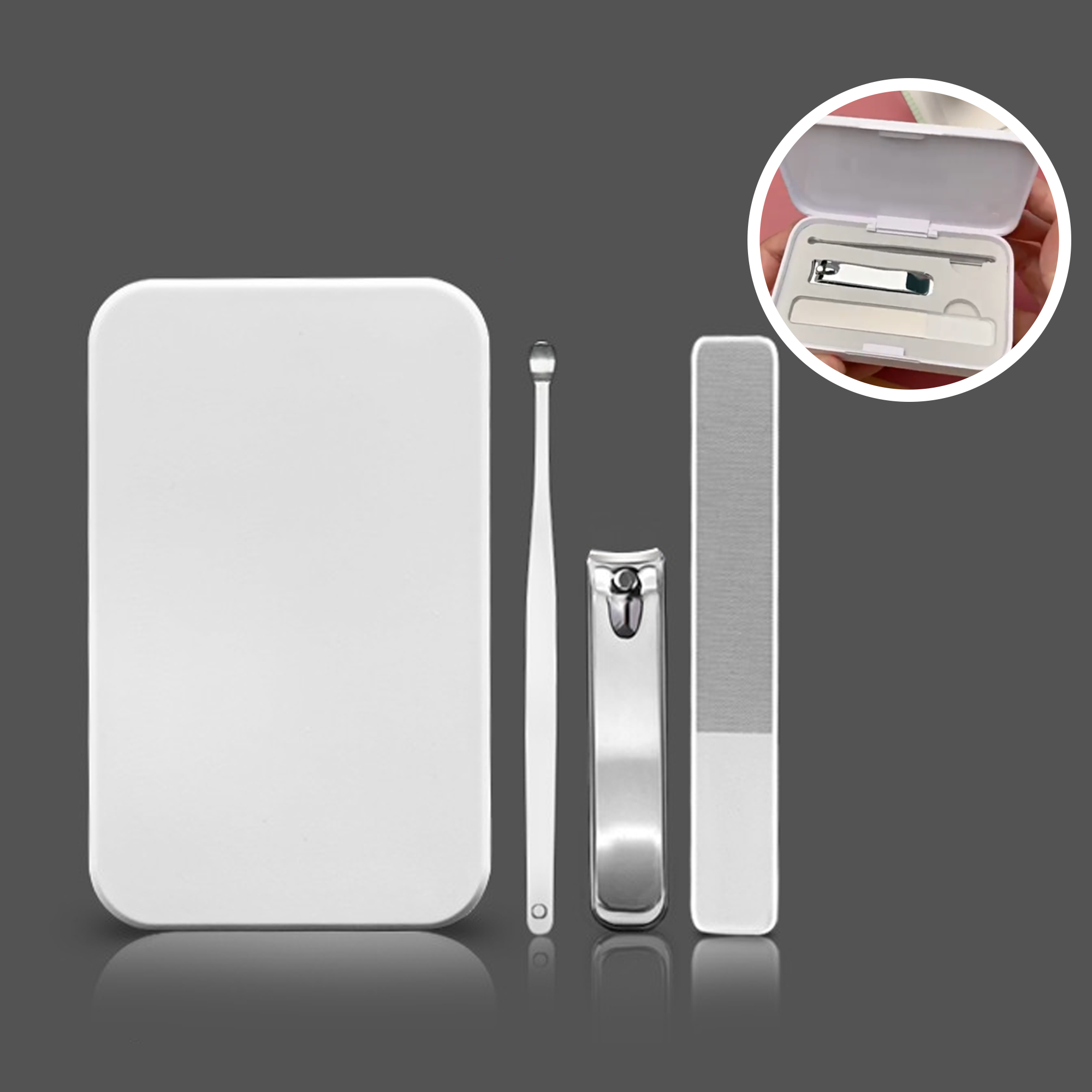 3 Piece Nail Clipper Set Customisable Logo 1