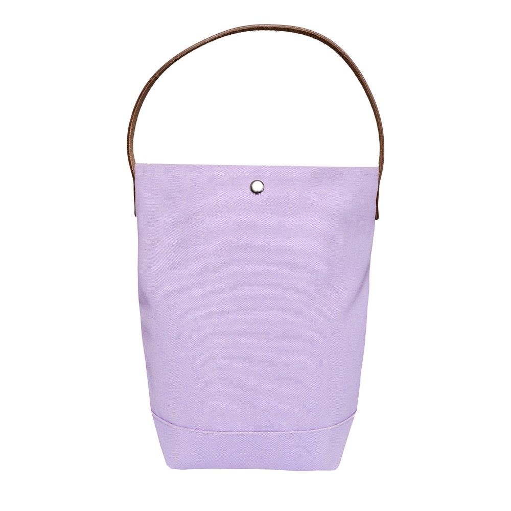 18 Oz. Super Heavy Canvas Bucket Tote w/Leather Handle 26