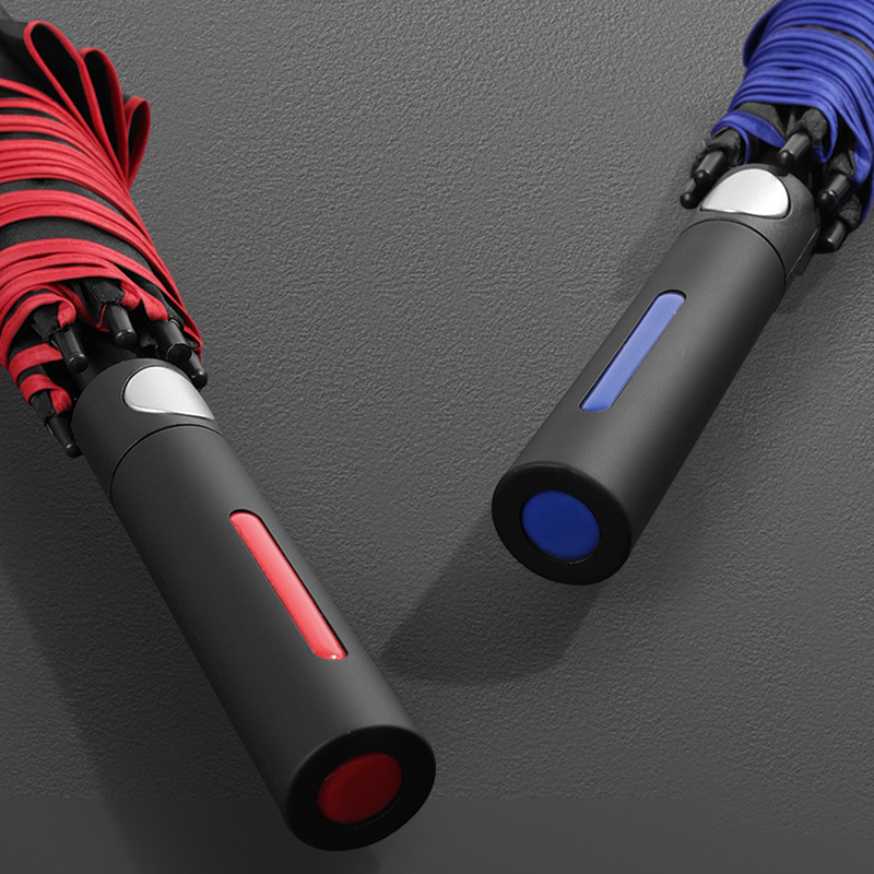 Windproof Automatic Umbrella with Colored Ribs 7