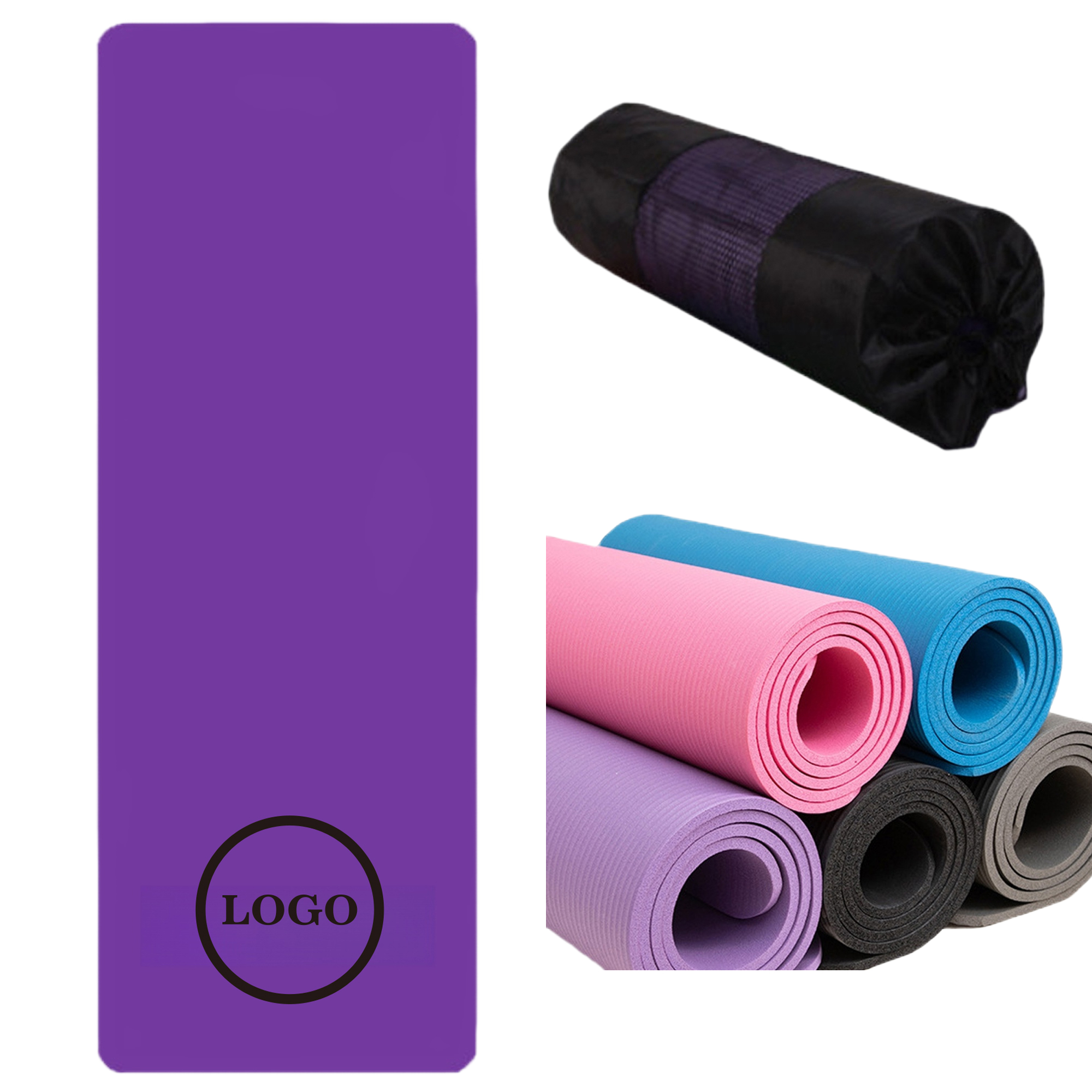 Thick 8mm NBR Yoga Mat MOQ20 1