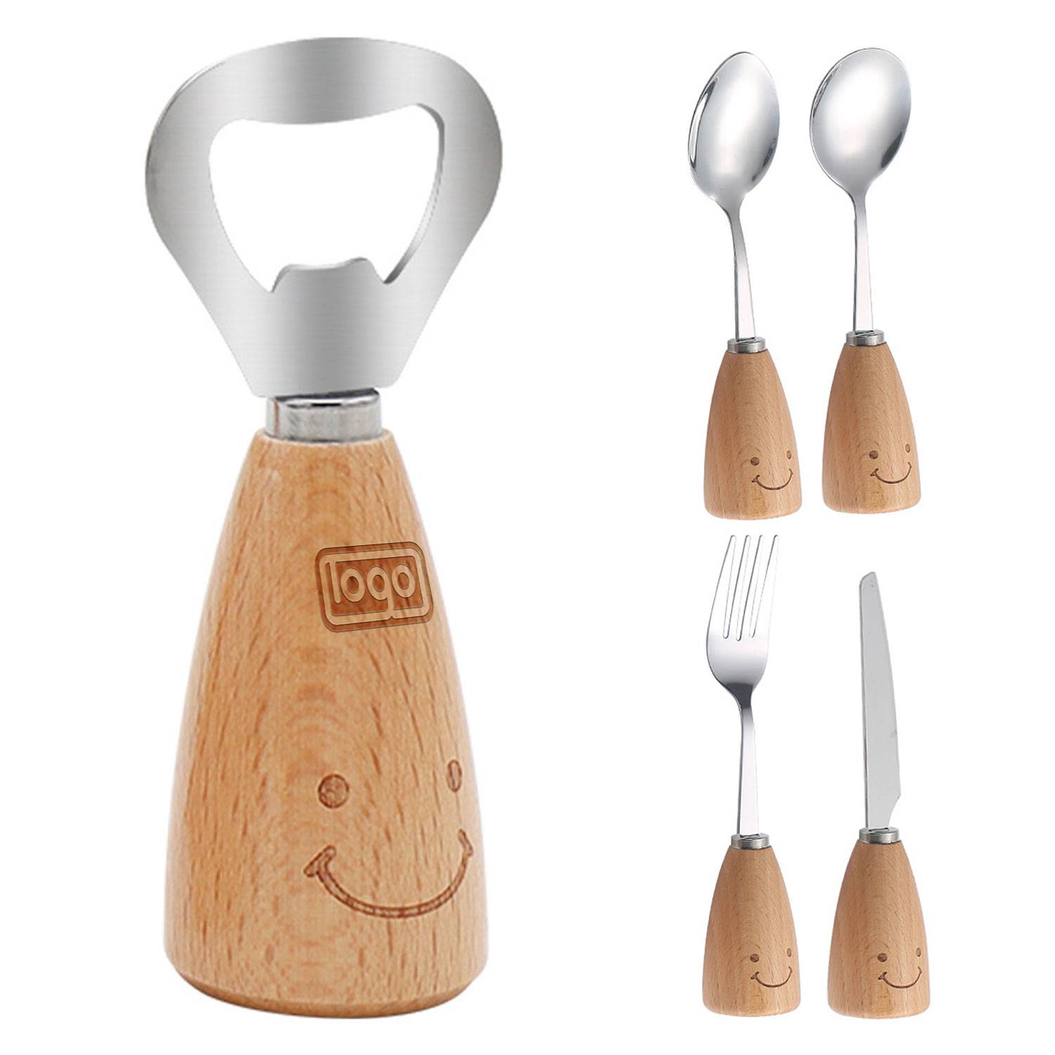 Creative Cute Wooden Bottle Opener 3