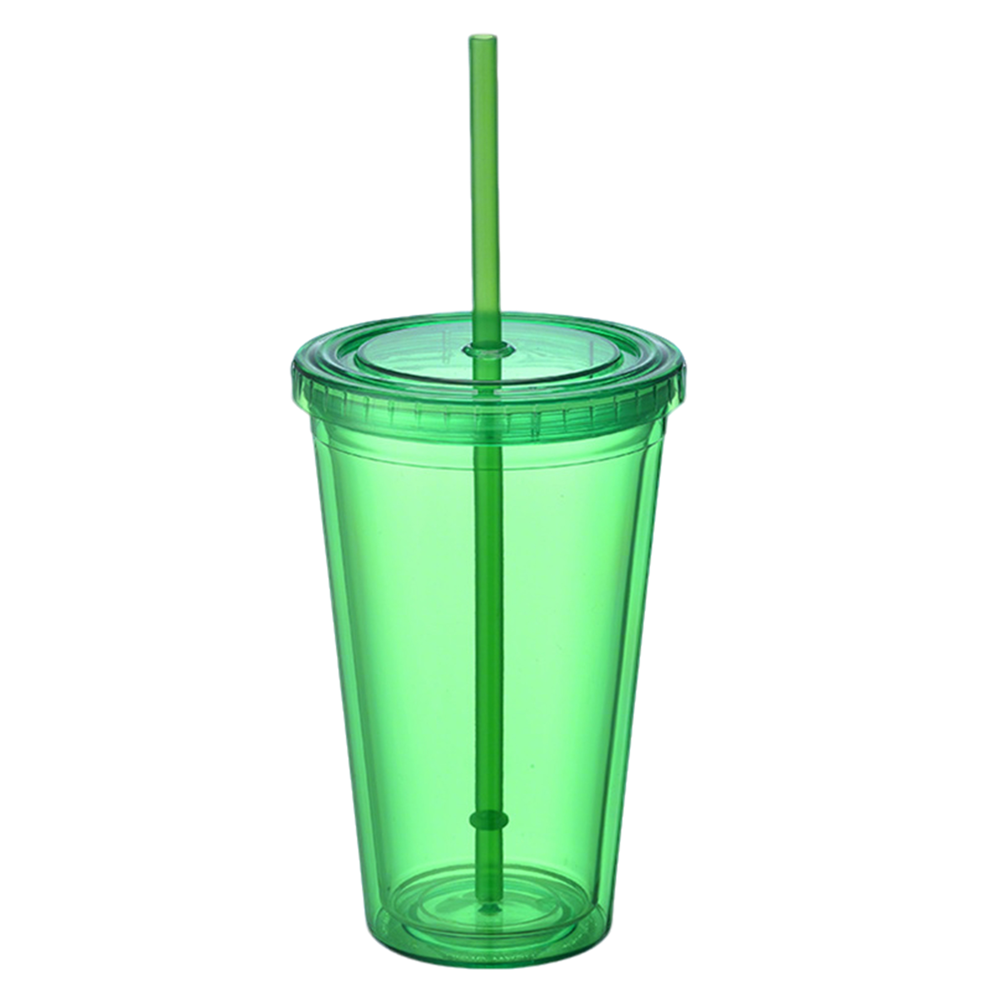 16 Ounce Double Wall Insulated Tumbler With Straw 2