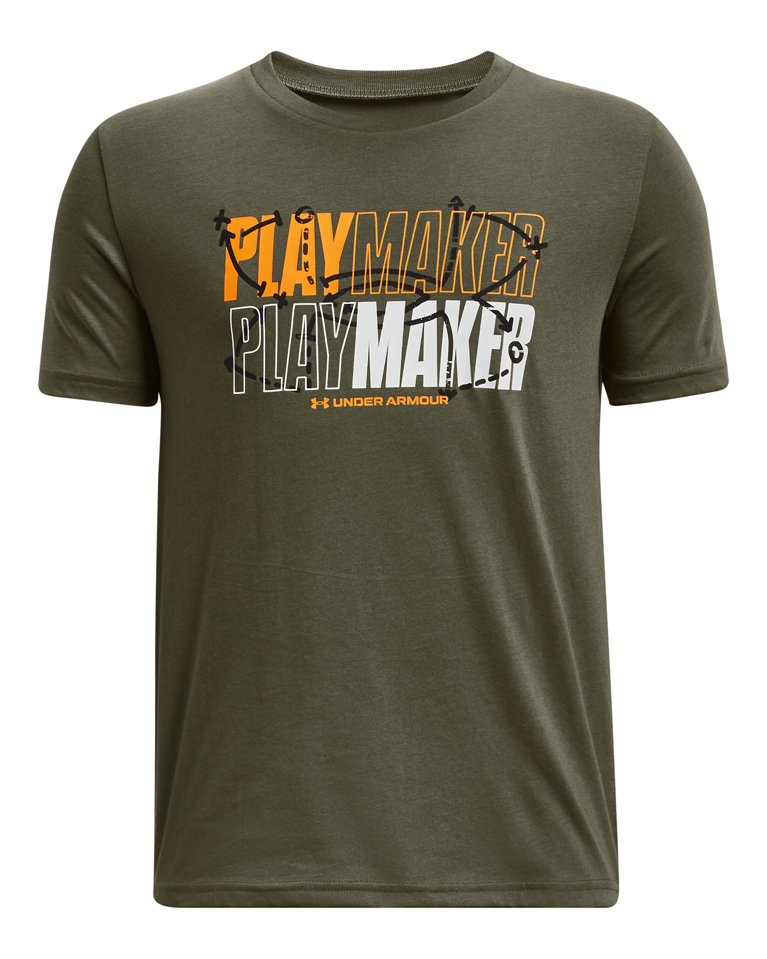 Boys' UA Playmaker Short Sleeve 2