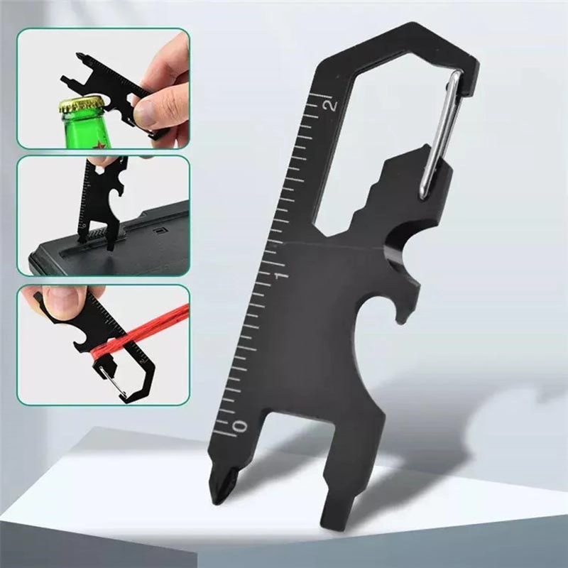 Multi-function Bottle Opener with Carabiner 3