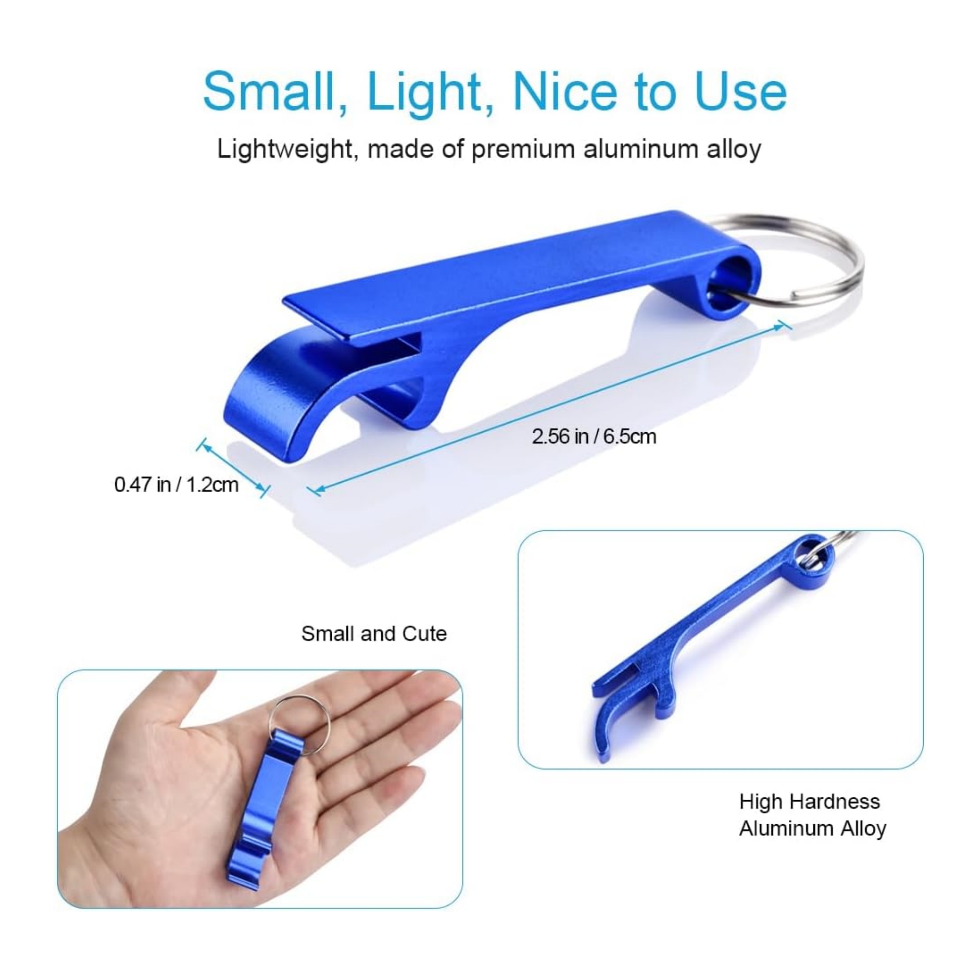 Metal Keychain Bottle Opener 3