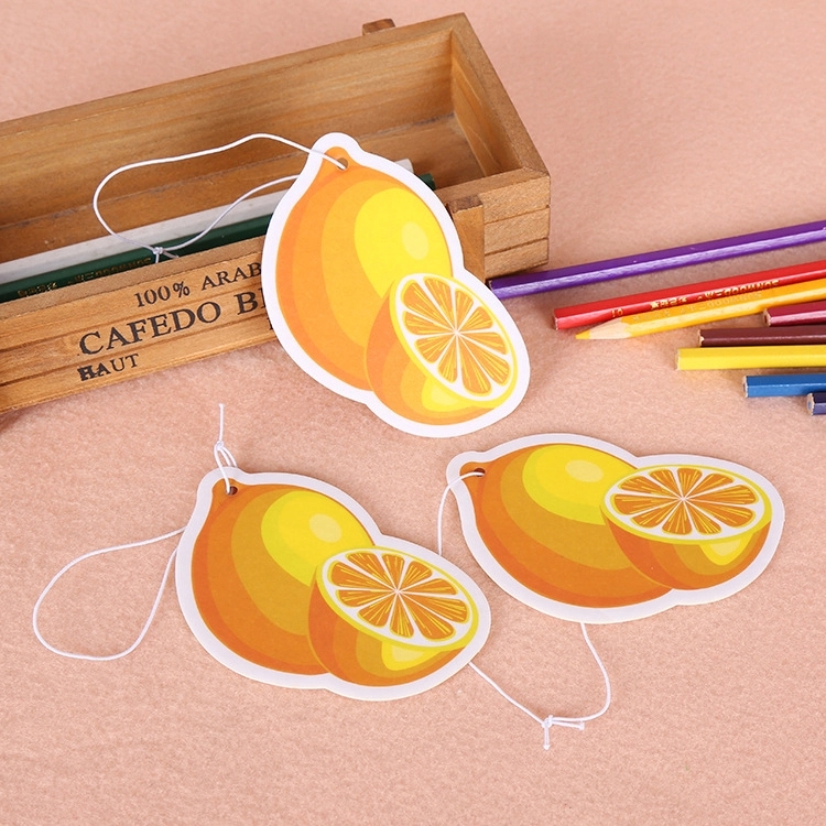 Fruit Shape Scent Paper Car Air Freshener 4