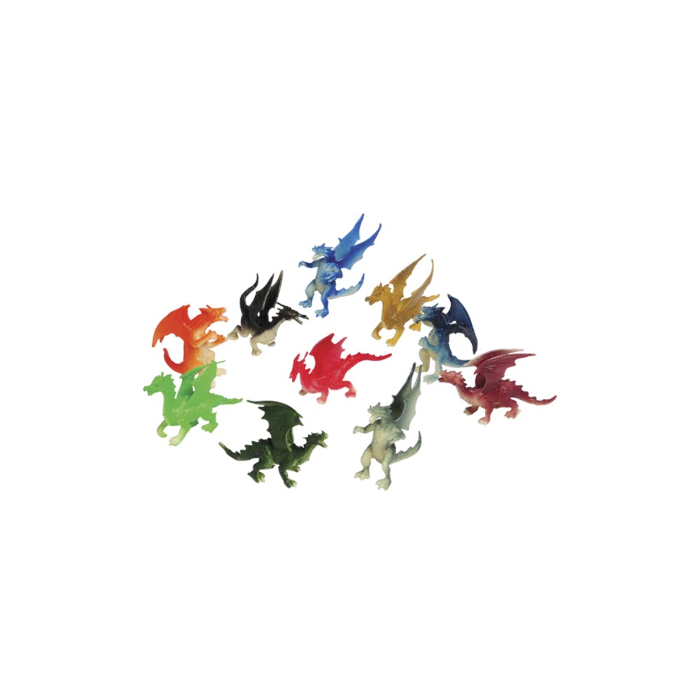 Plastic Dragon Action Figures - Assorted 2