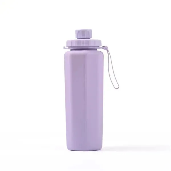 Collapsible Silicone Water Bottle - Reusable Eco Design 8