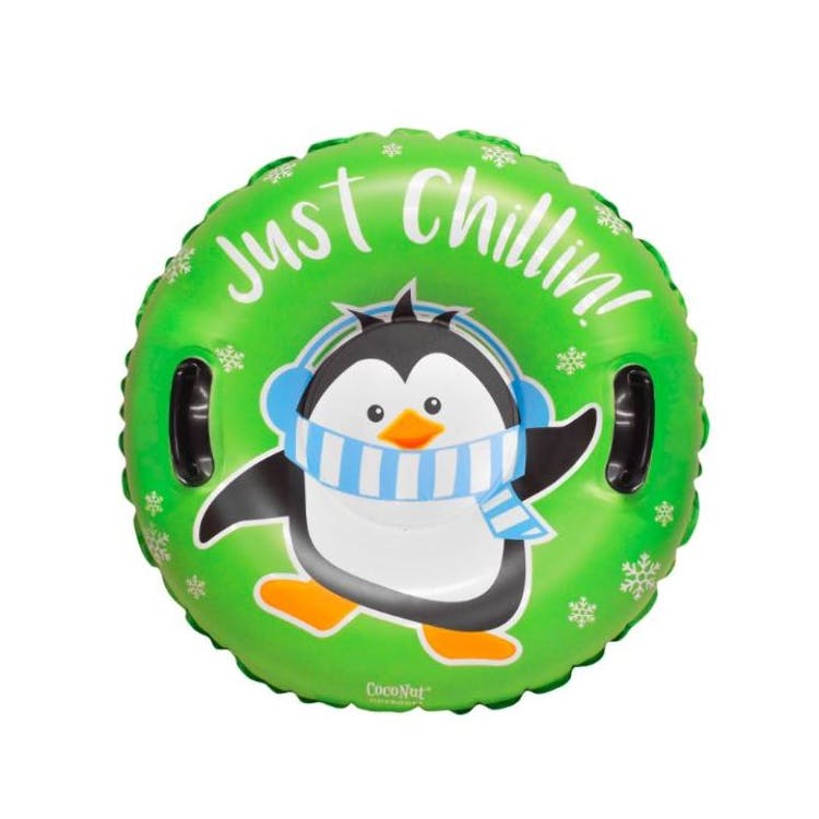 Kids' Penguin Snow Tubes - Green 32" 2