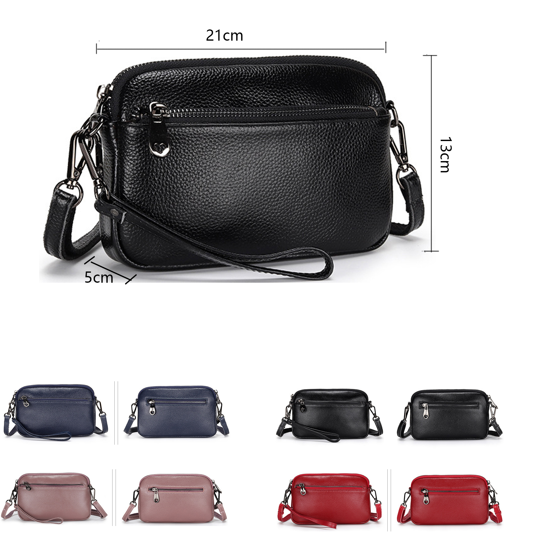 Women's Crossbody Leather HandbagsSingle Shoulder Bags, Purse, Card Bag. 1