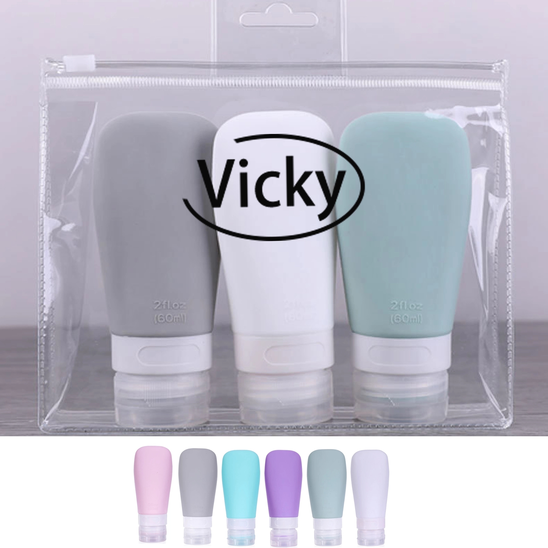 Travel Containers Set with Bag 2