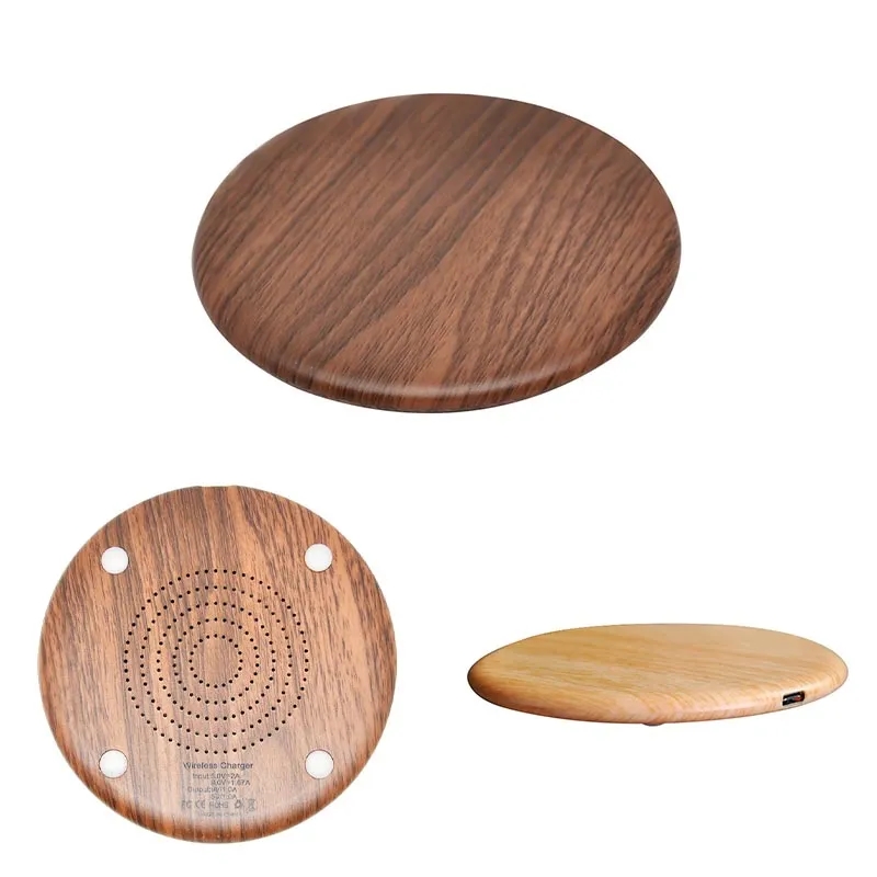 Wood 10W Wireless Charger Pad 2