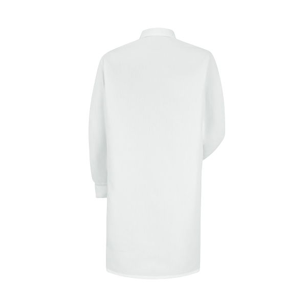 Red Kap Healthcare - Unisex Exterior Pocket Gripper-Front 41.5" Full-Length Lab Coat 3