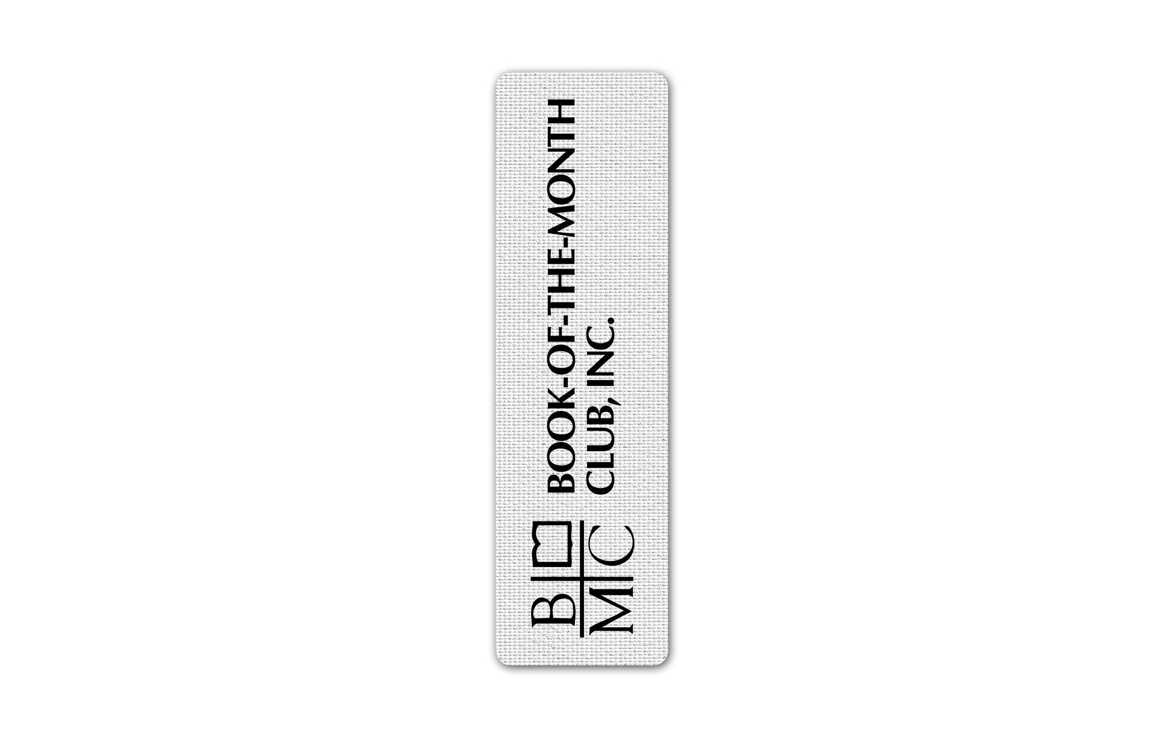 Rectangle Rubber Bookmark 17