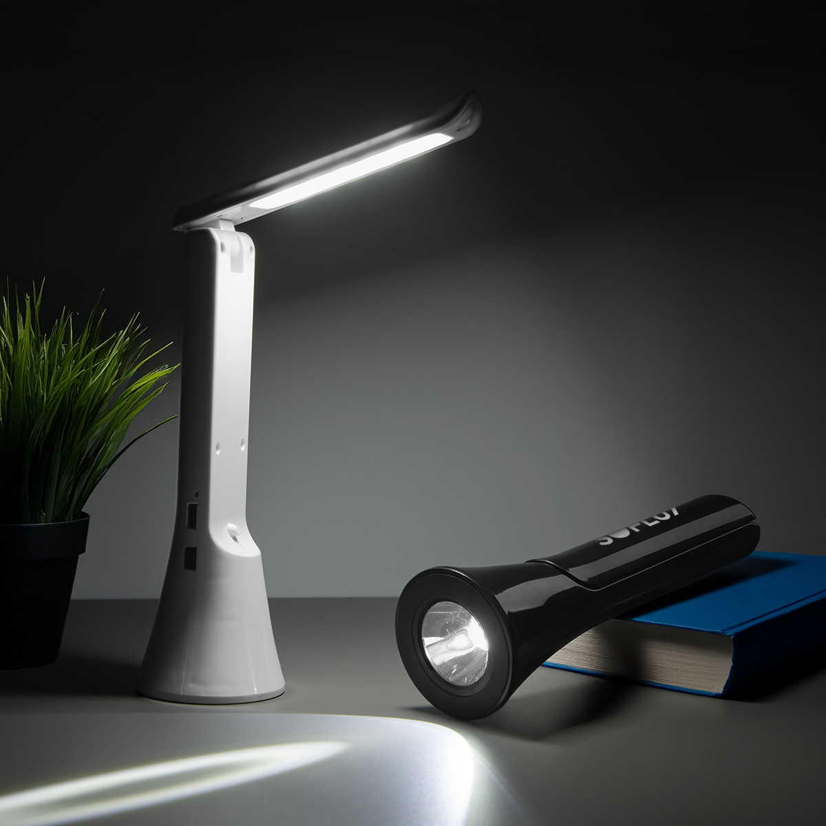 2-In-1 Rechargeable Flashlight and Lamp 2