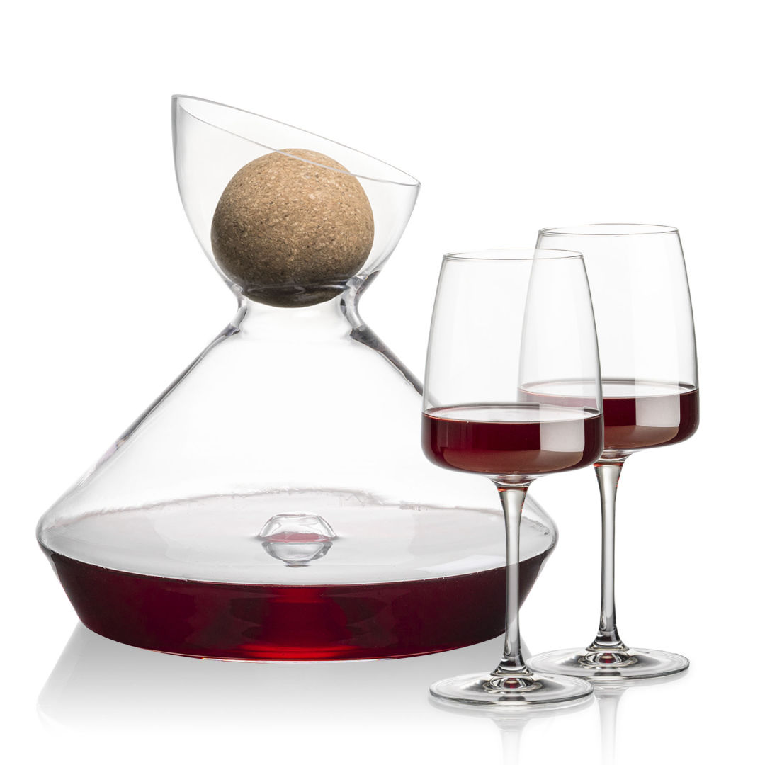 Woodbury Carafe w/Cork Stopper & Dunhill Wine 2
