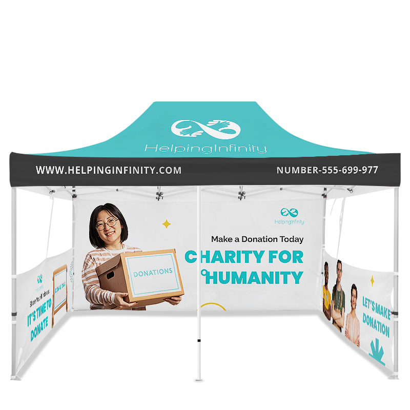 10ft X 20ft Full Color Pop Up Canopy Tents 28