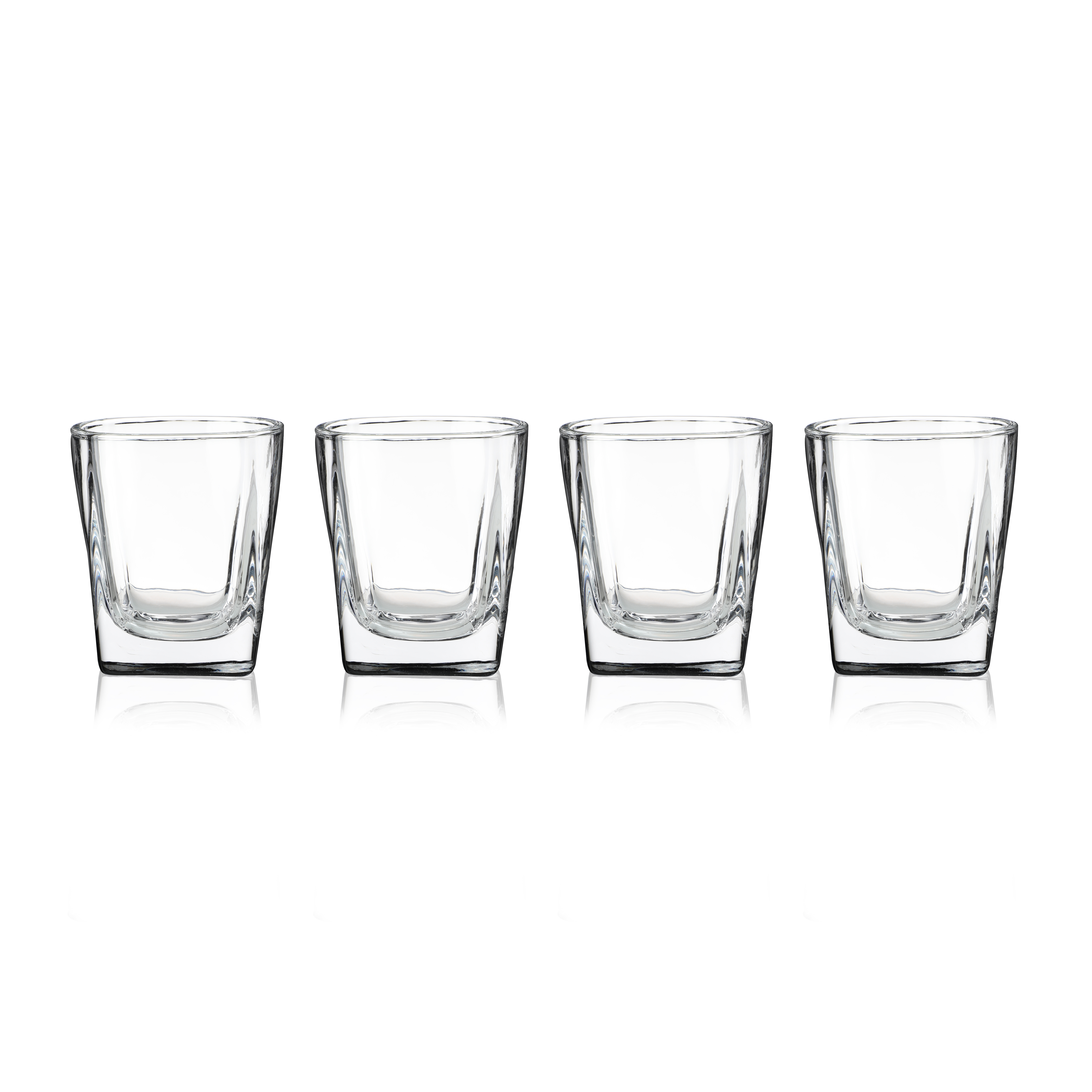 True® Square Shot Glass, set of 4 6