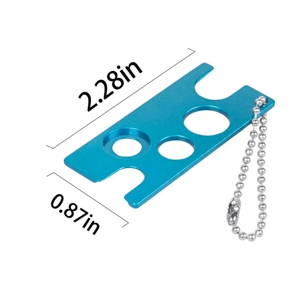 Oil Bottle Opener Keychain - Multi-functional Kitchen Tool 2