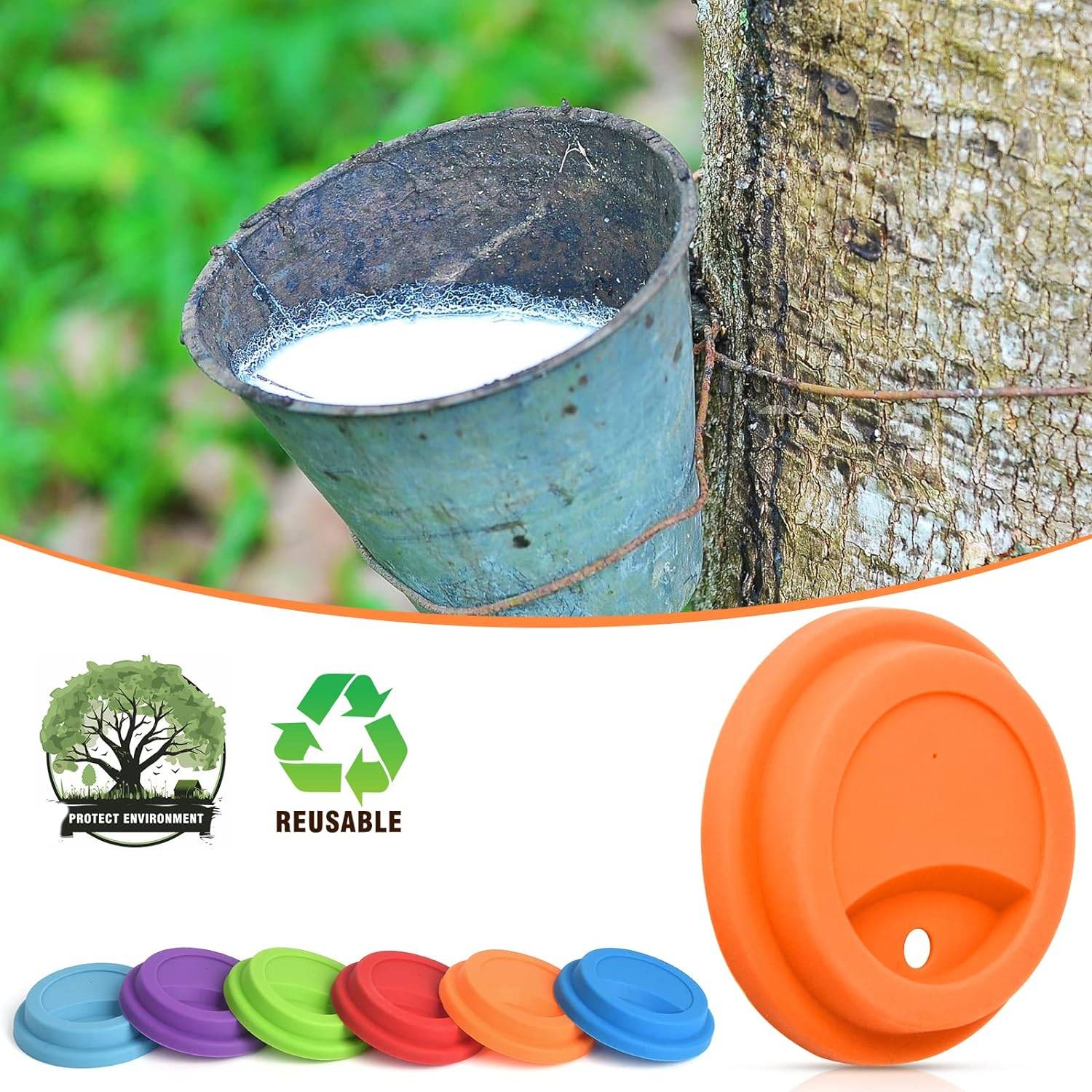 12Oz Coffee Mug W/ Silicone Grip & Lid 5