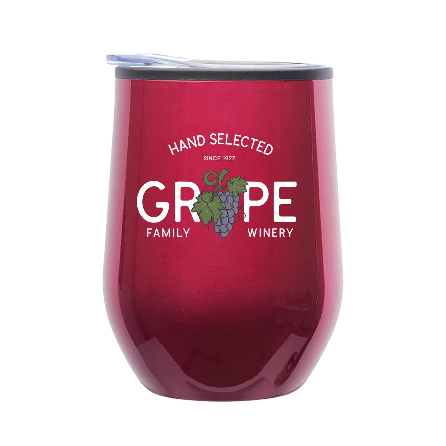 12 oz. Divvy Stainless Steel Stemless Wine Glass (Full Color Imprint) 10