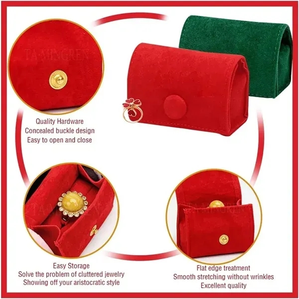 Velvet Jewelry Box - Elegant Storage Case 9