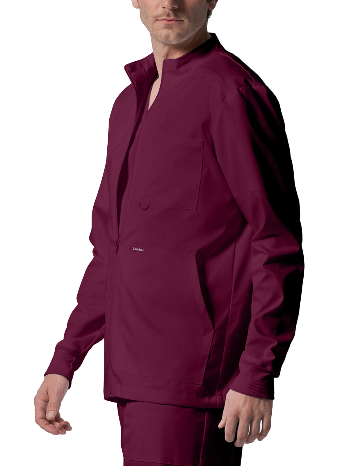 Landau - ProFlex - Men's Four-Pocket Mock Neck Zip-Front Jacket 18