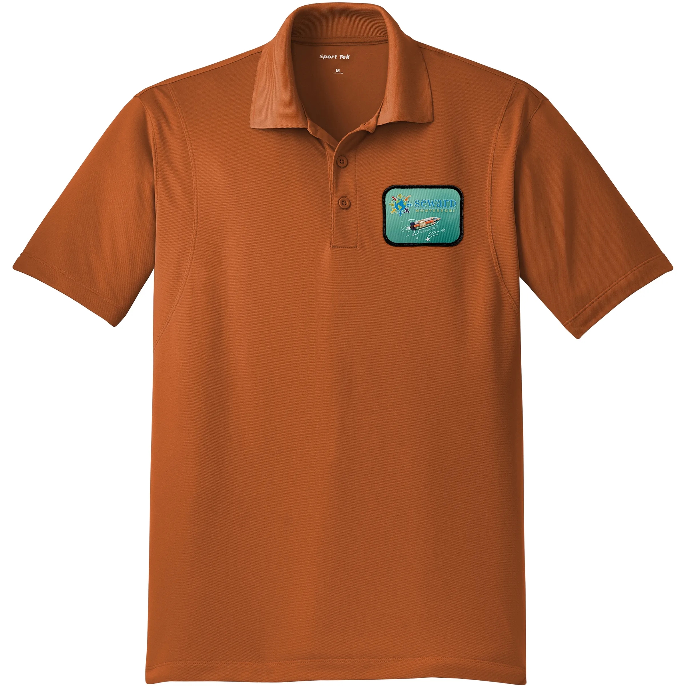 SPORT-TEK(R) MICROPIQUE SPORT-WICK(R) POLO WITH EMBLEM 37