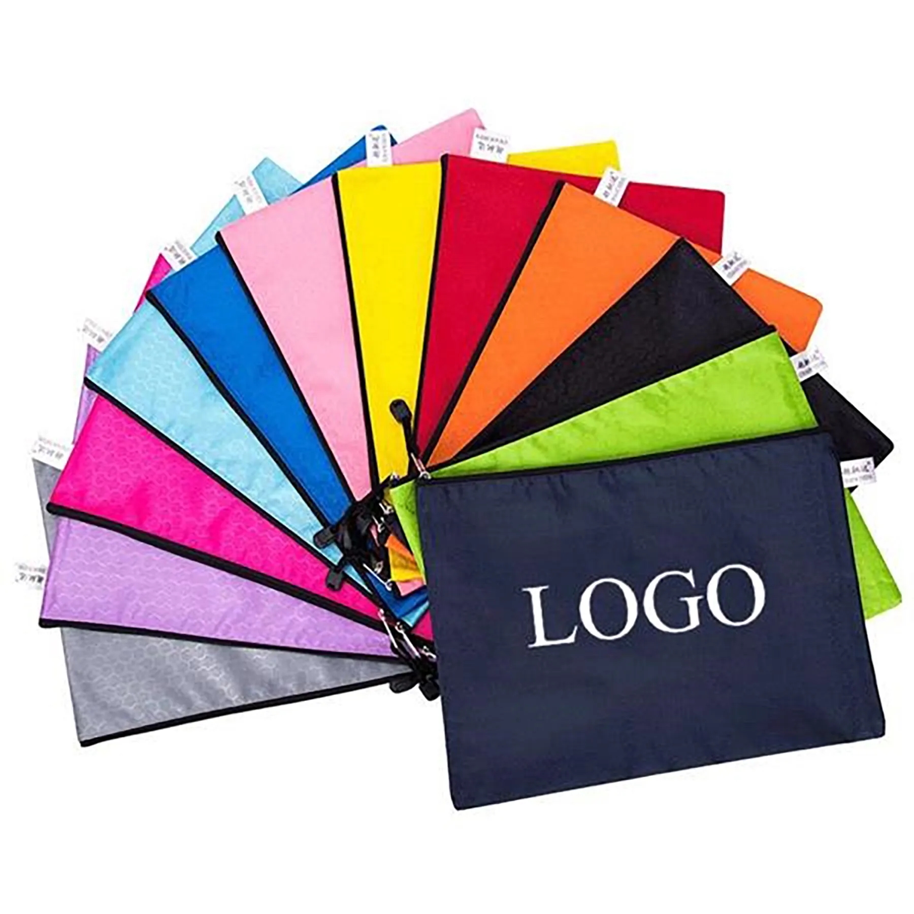 A4 File Oxford Durable Zipper Bag 4