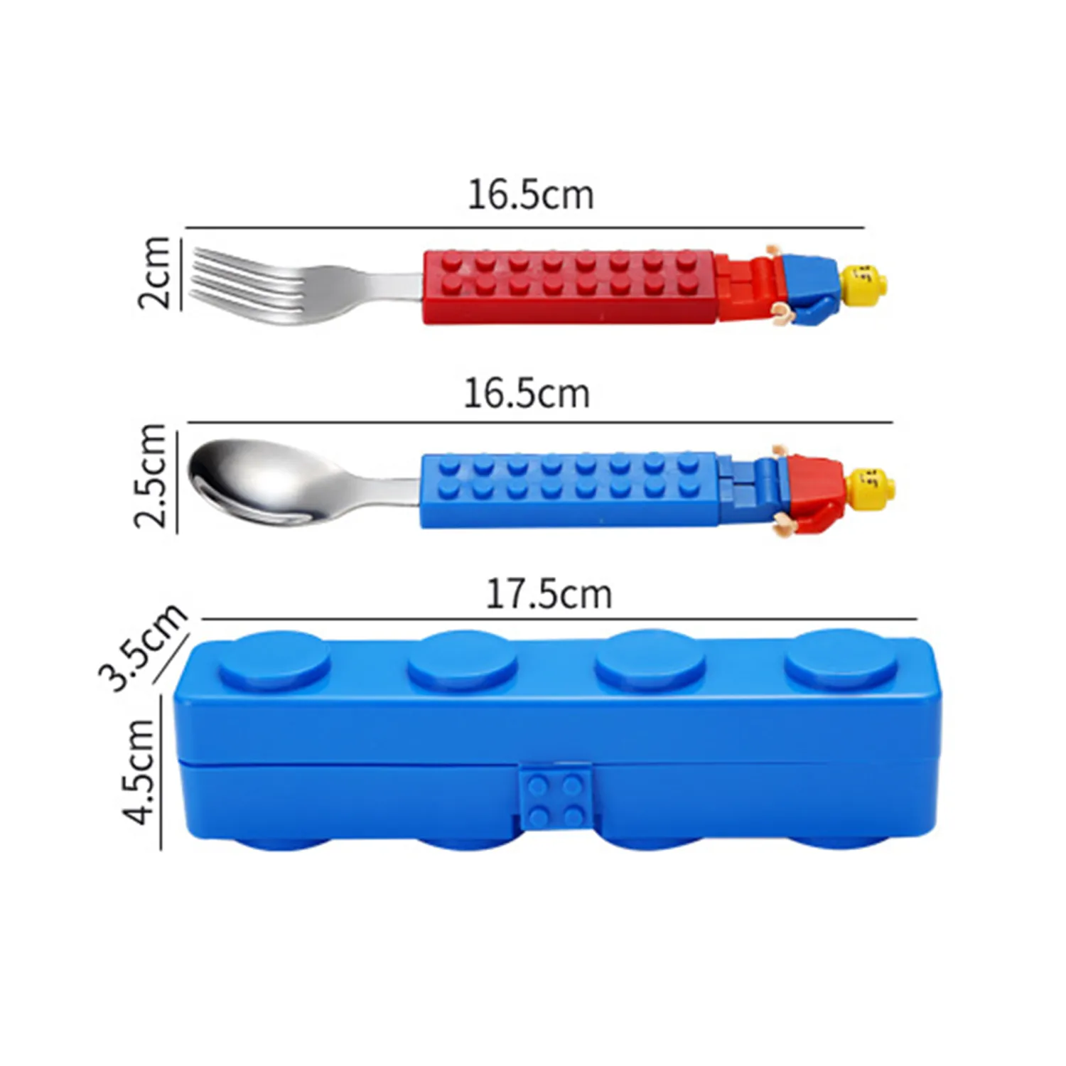Building Blocks Children's Tableware Set 4