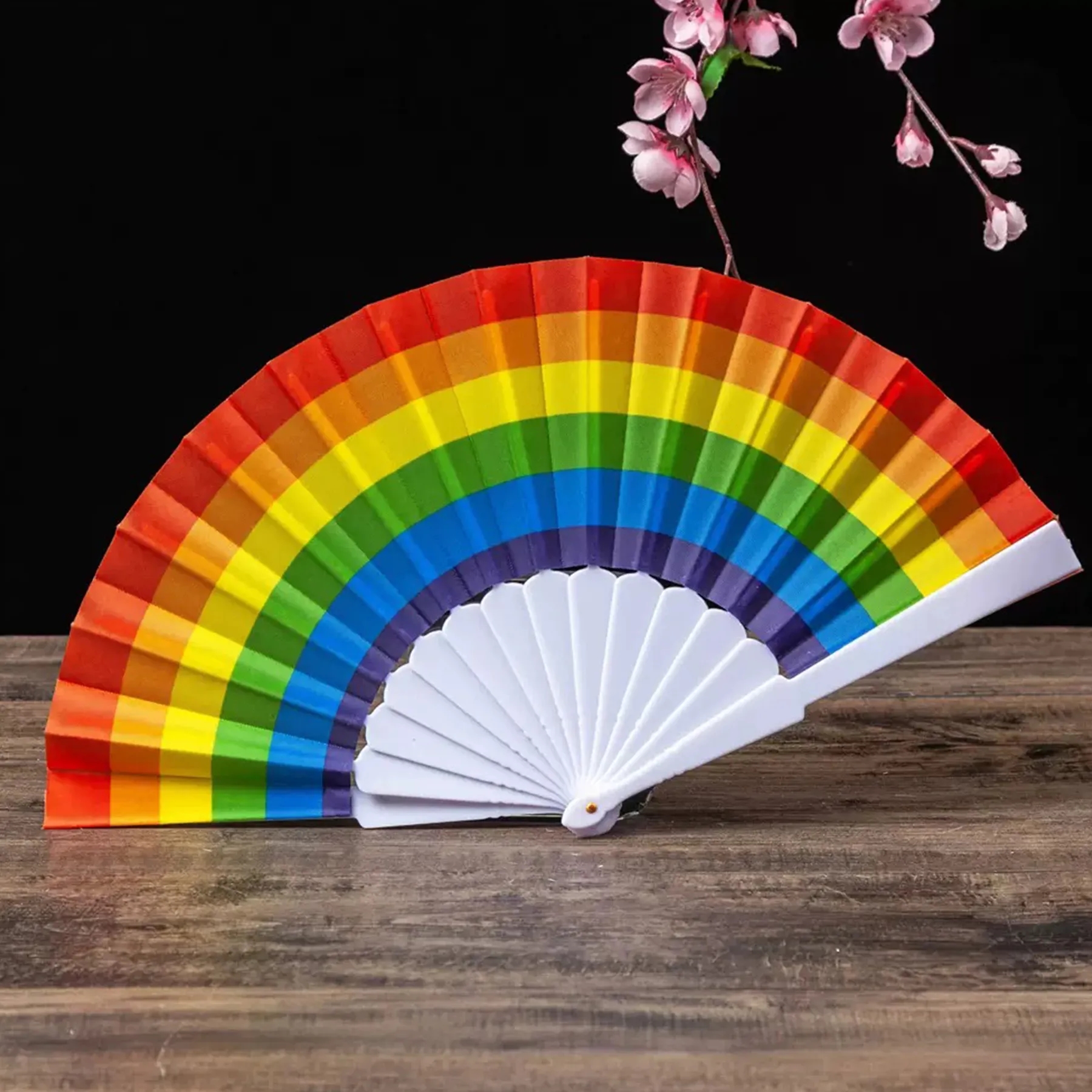 Vibrant Foldable Fan Portable Stylish And Cool 4