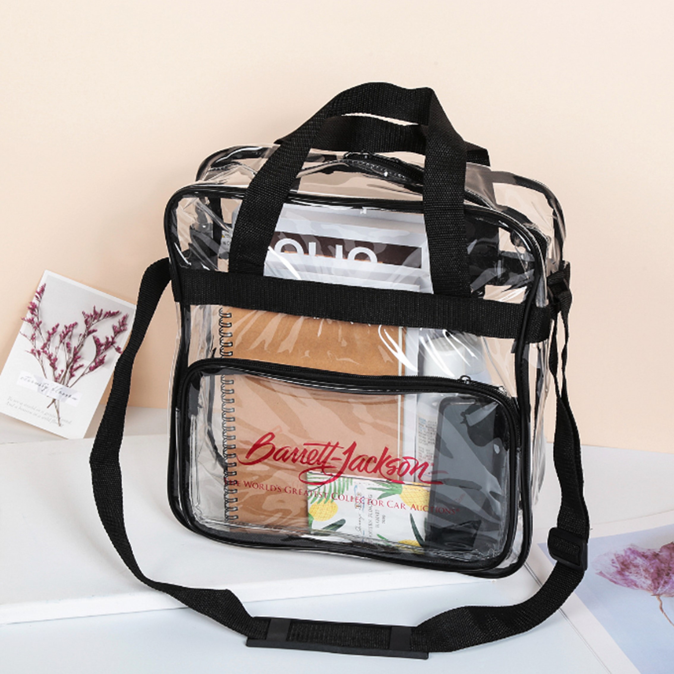 PVC Waterproof Clear Messenger Bag 3