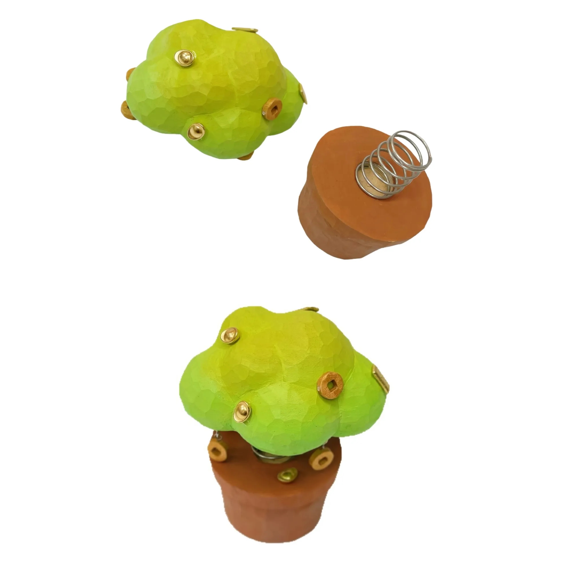 Wood Carving Mini Money Tree Decor 3