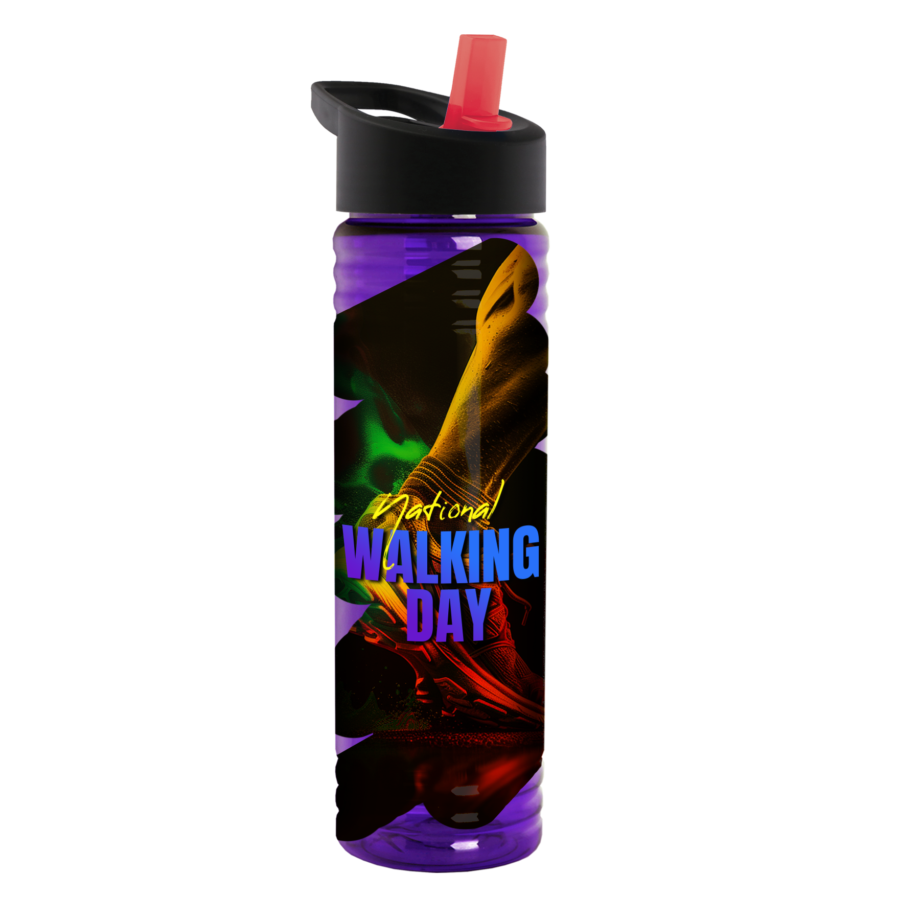 Garyline® Slim Fit Bottle with Flip-Straw Lid - 24 oz. 418