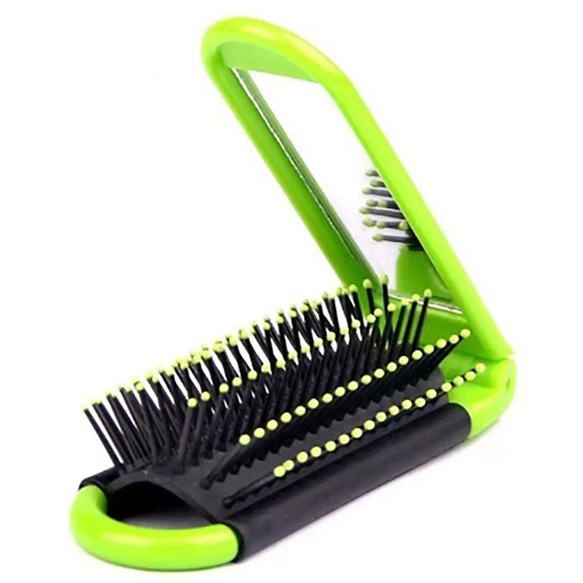 Colorful Portable Folding with Mirror Hair Comb 5