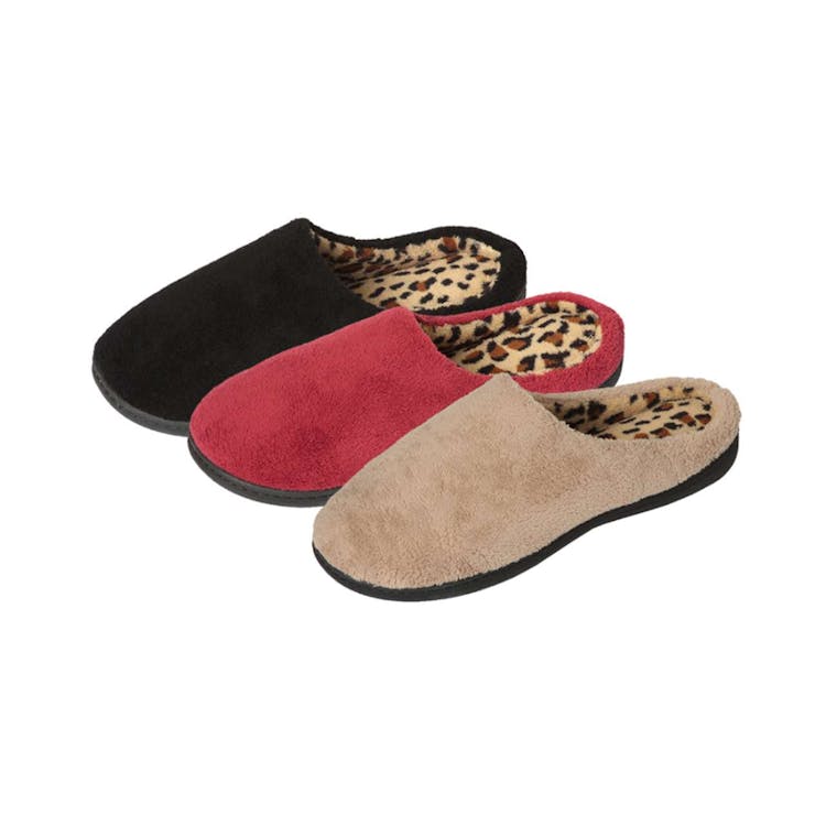 Women's Clog Microterry Memory Foam Slippers Assorted S-2XL 2