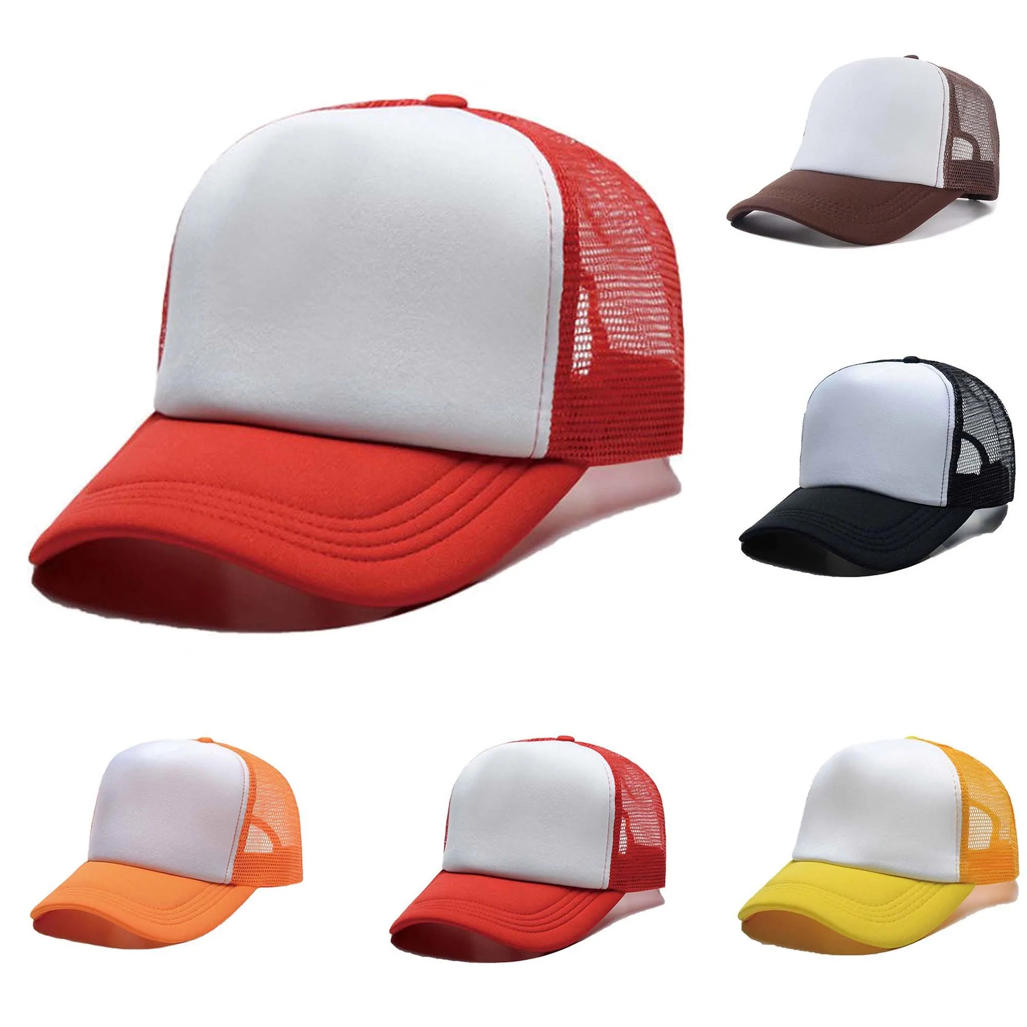 5 Panel Foam Mesh Back Trucker Cap with rope 3