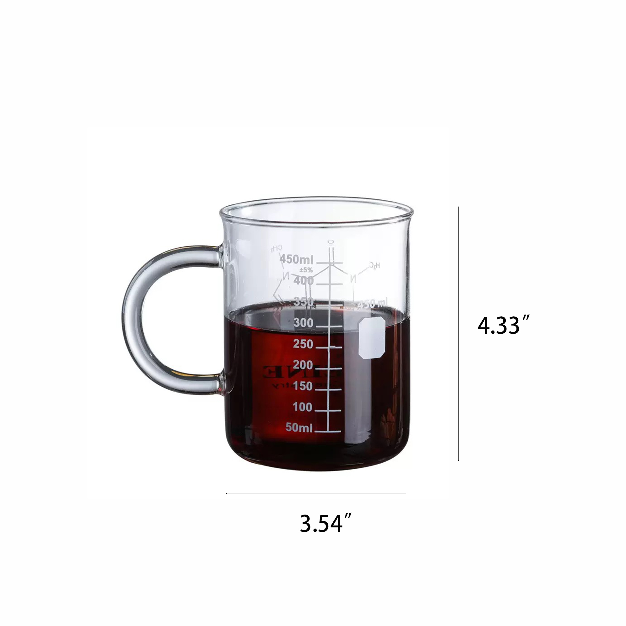 Glass Measuring Cup MOQ 10pcs 3