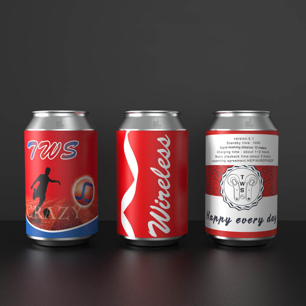 Custom Soda Can Bluetooth Earbuds 15