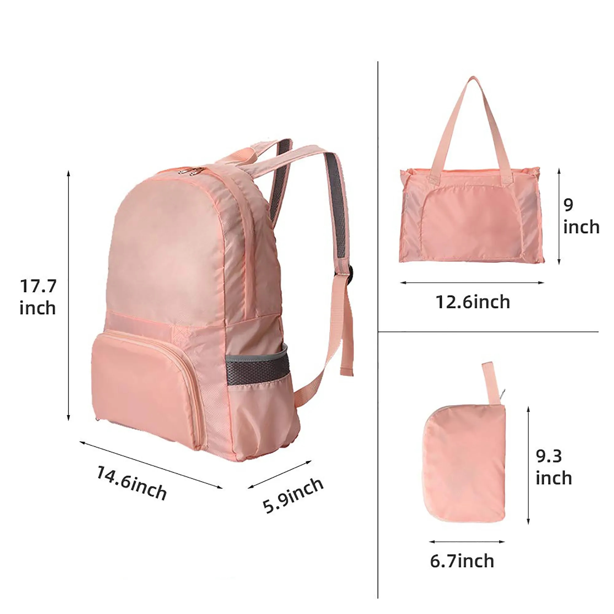 2 IN 1 Foldable Lightweight Backpack 3