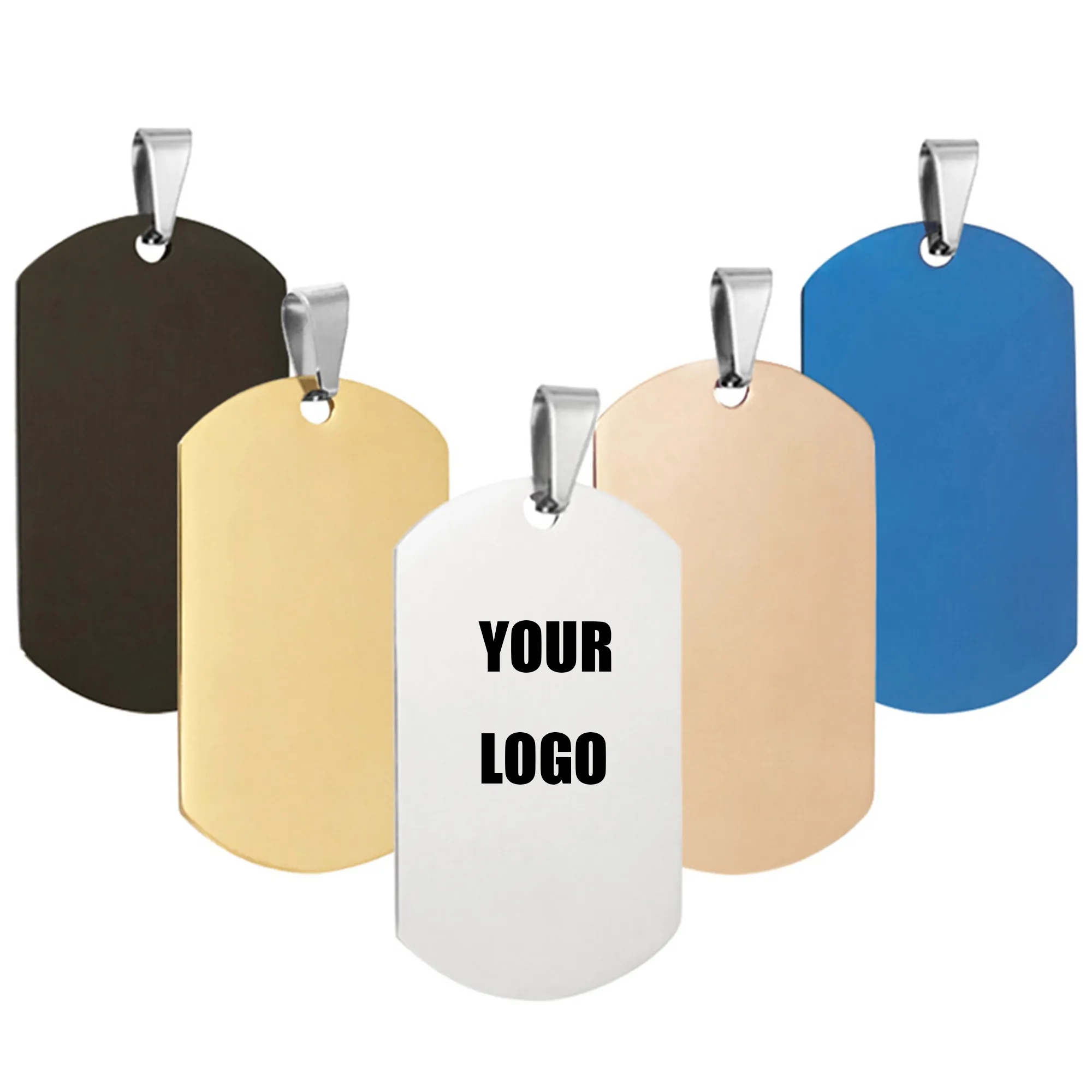 Blank Metal Label With Holes